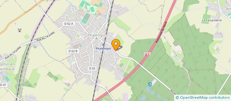 localisation de l'entreprise SCI OREE DU BOIS  PHALEMPIN
