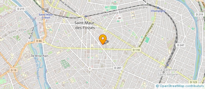 localisation de l'entreprise SCI OREGON A SAINT MAUR DES FOSSES à SAINT-MAUR-DES-FOSSES