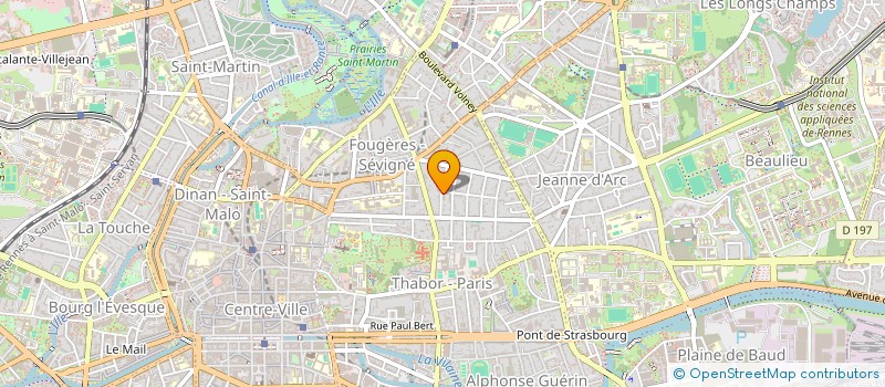 localisation de l'entreprise SCI ORELI  RENNES