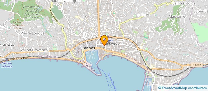 localisation de l'entreprise SCI ORELIA à CANNES