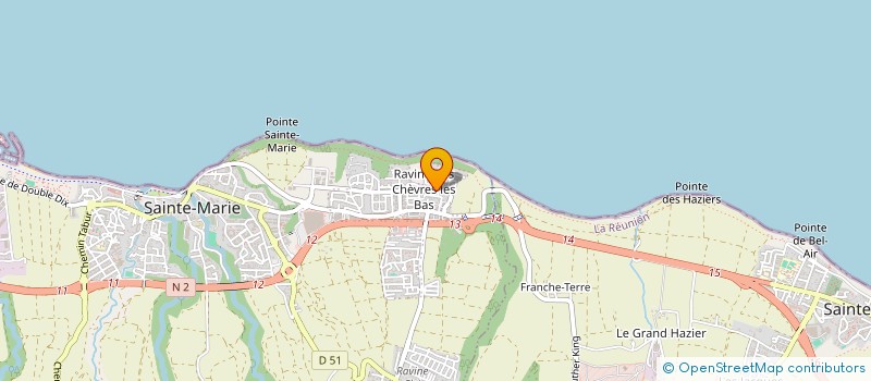 localisation de l'entreprise SCI ORELIE à SAINTE-MARIE