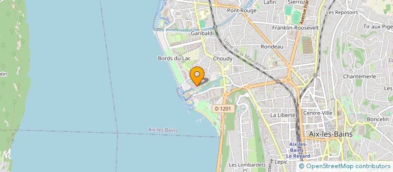 localisation de l'entreprise SCI ORELINE  AIX-LES-BAINS