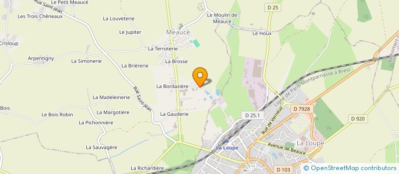 localisation de l'entreprise SCI OREME à MEAUCE
