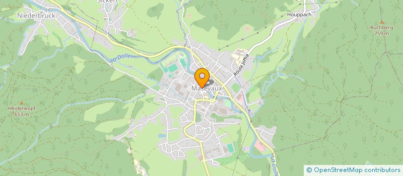 localisation de l'entreprise SCI OREN  MASEVAUX-NIEDERBRUCK