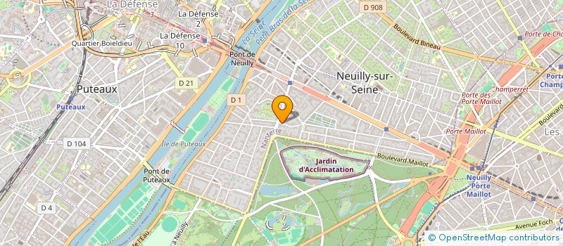 localisation de l'entreprise SCI OREO à NEUILLY-SUR-SEINE
