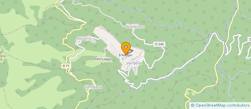localisation de l'entreprise SCI OREZZA à NOCARIO
