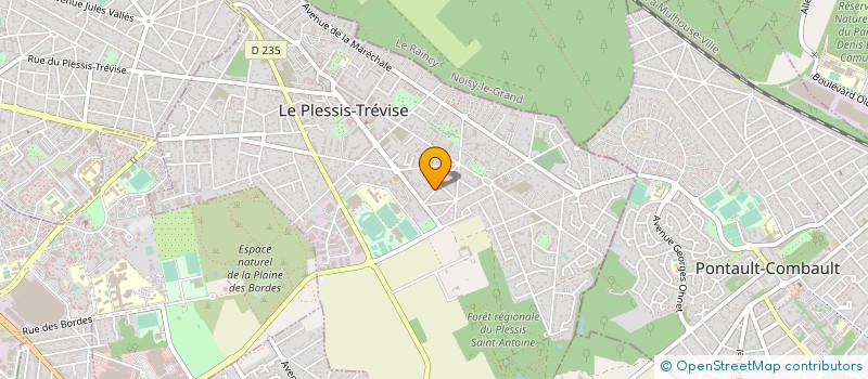 localisation de l'entreprise SCI ORFAO à LE PLESSIS-TREVISE