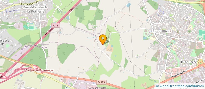 localisation de l'entreprise SCI ORFAUSSE  SAINT-LEGER-DE-LINIERES