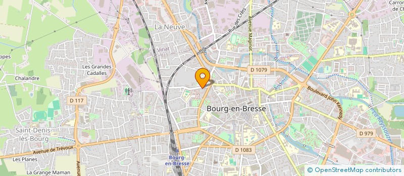 localisation de l'entreprise SCI ORFEO à BOURG-EN-BRESSE