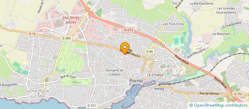 localisation de l'entreprise SCI ORFILA  PORNIC