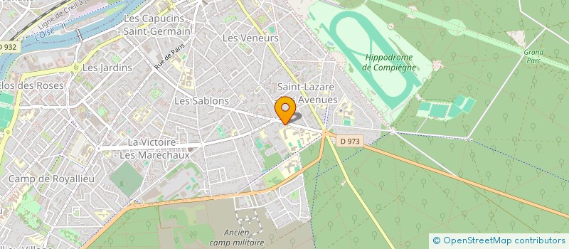 localisation de l'entreprise SCI ORFILA  COMPIEGNE