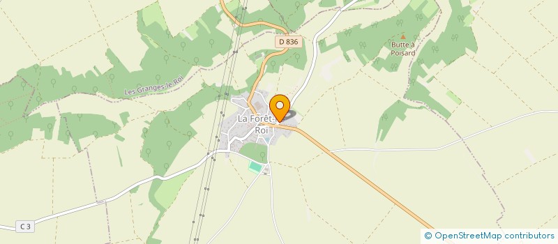 localisation de l'entreprise SCI ORGA  LA FORET-LE-ROI