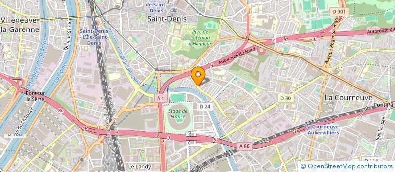 localisation de l'entreprise SCI ORGEMONT  SAINT-DENIS