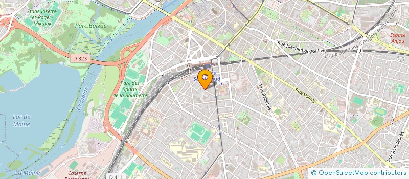 localisation de l'entreprise SCI ORGEMONT à ANGERS