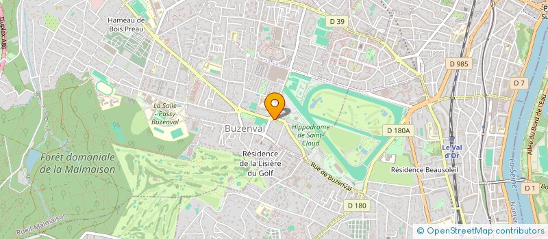 localisation de l'entreprise SCI ORGRAV à RUEIL-MALMAISON