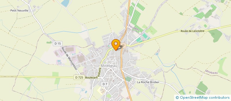 localisation de l'entreprise SCI ORH PLUS à SAINT-MARTIN-LA-PALLU