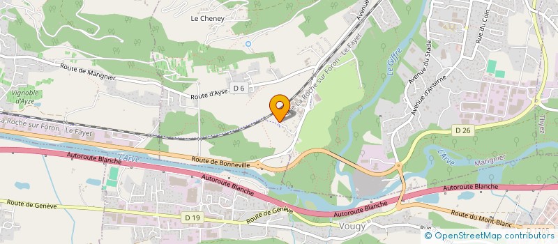 localisation de l'entreprise SCI ORIANE  MARIGNIER