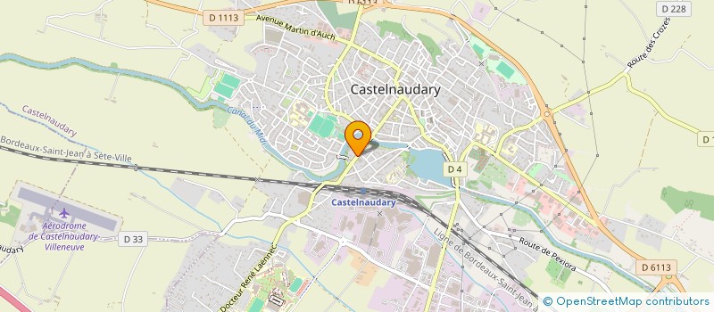 localisation de l'entreprise SCI ORIANNE  CASTELNAUDARY