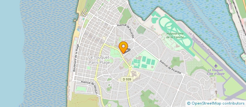 localisation de l'entreprise SCI ORIEL à LE TOUQUET PARIS PLAGE