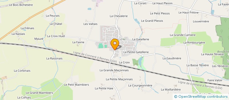 localisation de l'entreprise SCI ORIELANN  TORCE