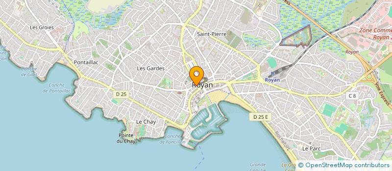 localisation de l'entreprise SCI ORIENT CONTACT  ROYAN