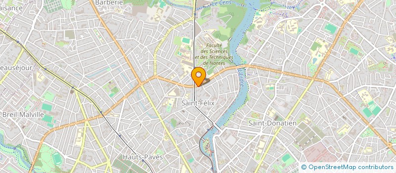 localisation de l'entreprise SCI ORIEUX à NANTES