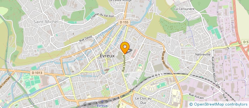 localisation de l'entreprise SCI ORIGAN FRIOU  EVREUX