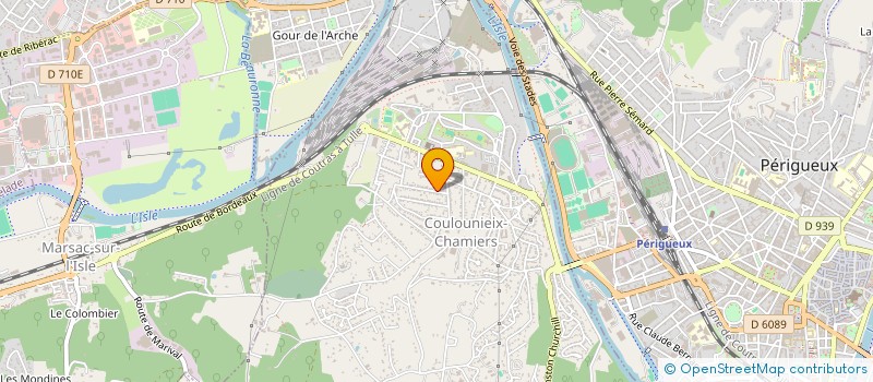 localisation de l'entreprise SCI ORIGO à COULOUNIEIX-CHAMIERS