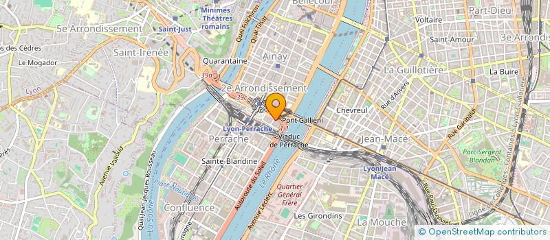 localisation de l'entreprise SCI ORINVEST  LYON