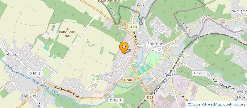 localisation de l'entreprise SCI ORIO à EPERNON