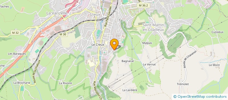 localisation de l'entreprise SCI ORIOL FRAUDE  SAINT-CHAMOND