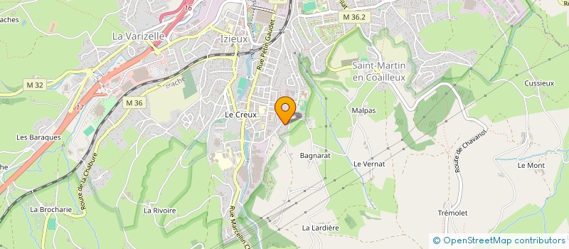 localisation de l'entreprise SCI ORIOL FRIAUDE 2  SAINT-CHAMOND