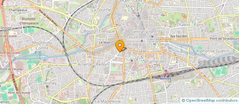 localisation de l'entreprise SCI ORION  RENNES