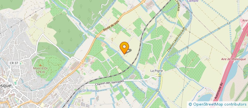 localisation de l'entreprise SCI ORION à MANOSQUE