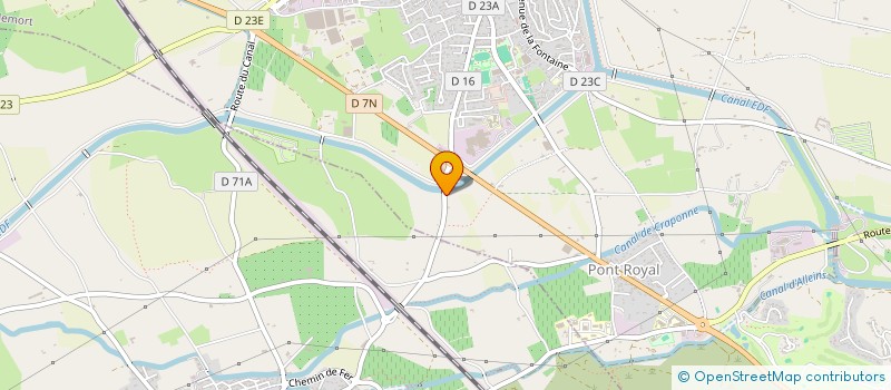 localisation de l'entreprise SCI ORION  MALLEMORT
