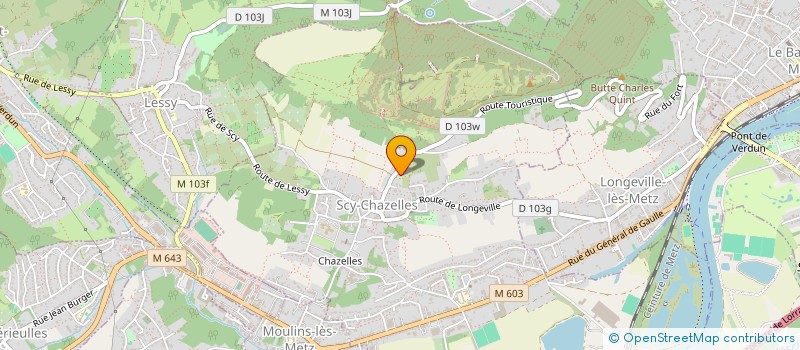 localisation de l'entreprise SCI ORION  SCY-CHAZELLES