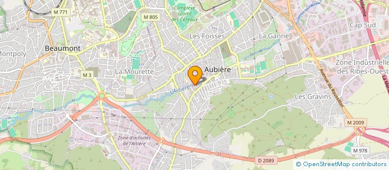 localisation de l'entreprise SCI ORION  AUBIERE