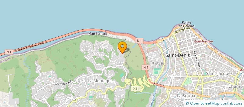 localisation de l'entreprise SCI ORION à SAINT-DENIS