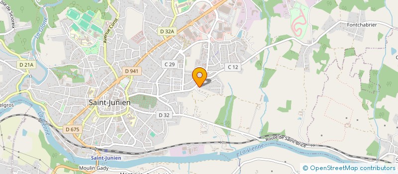 localisation de l'entreprise SCI ORION à SAINT-JUNIEN