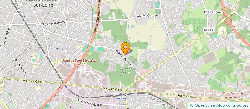 localisation de l'entreprise SCI ORION  SAINT-SEBASTIEN-SUR-LOIRE