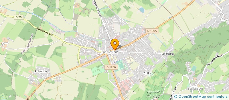 localisation de l'entreprise SCI ORION  DOUVAINE