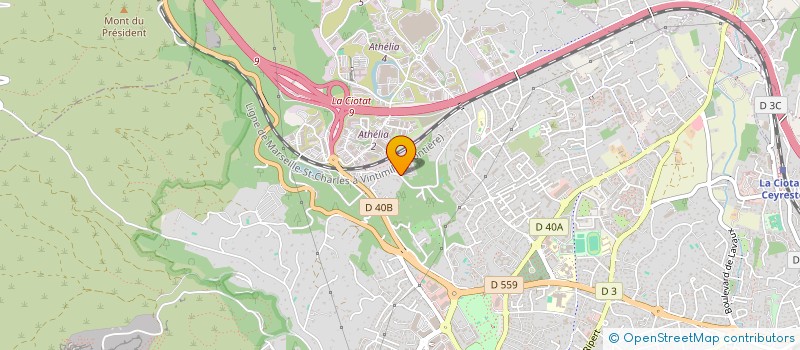 localisation de l'entreprise SCI ORION  LA CIOTAT