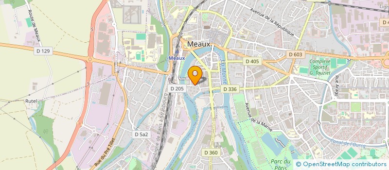 localisation de l'entreprise SCI ORION à MEAUX