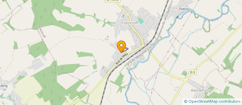 localisation de l'entreprise SCI ORION  HESTROFF