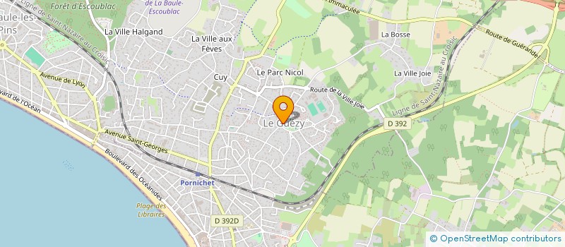 localisation de l'entreprise SCI ORION  LA BAULE-ESCOUBLAC