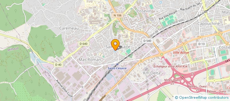 localisation de l'entreprise SCI ORION  NIMES