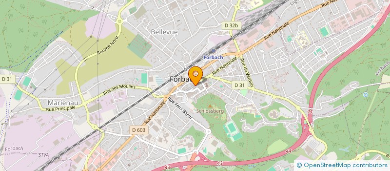 localisation de l'entreprise SCI ORION à MORSBACH