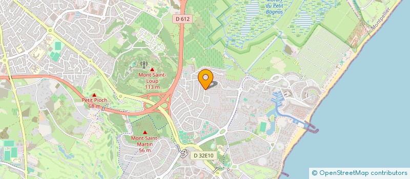 localisation de l'entreprise SCI ORION  AGDE