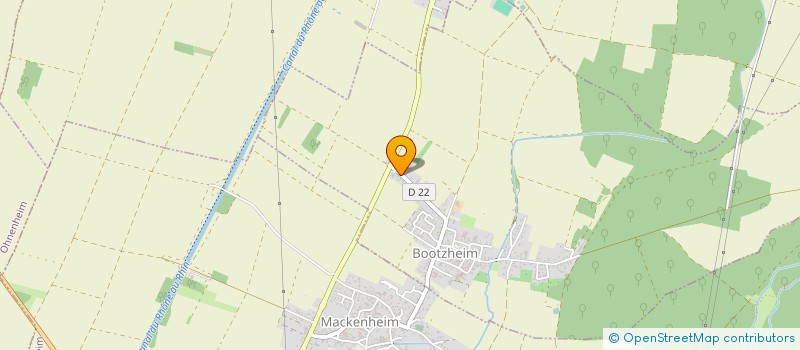 localisation de l'entreprise SCI ORION  BOOTZHEIM