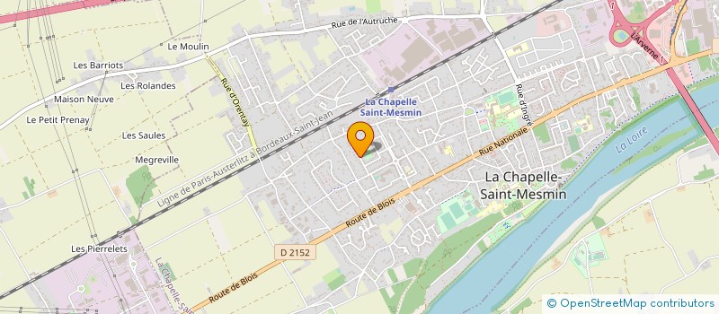 localisation de l'entreprise SCI ORION à LA CHAPELLE-SAINT-MESMIN